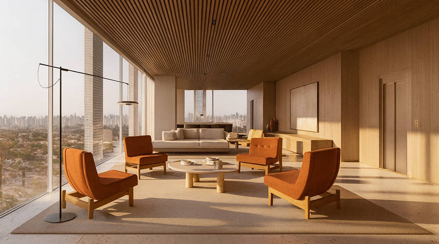 Arbórea Vista Jardim Europa – Living 440m²